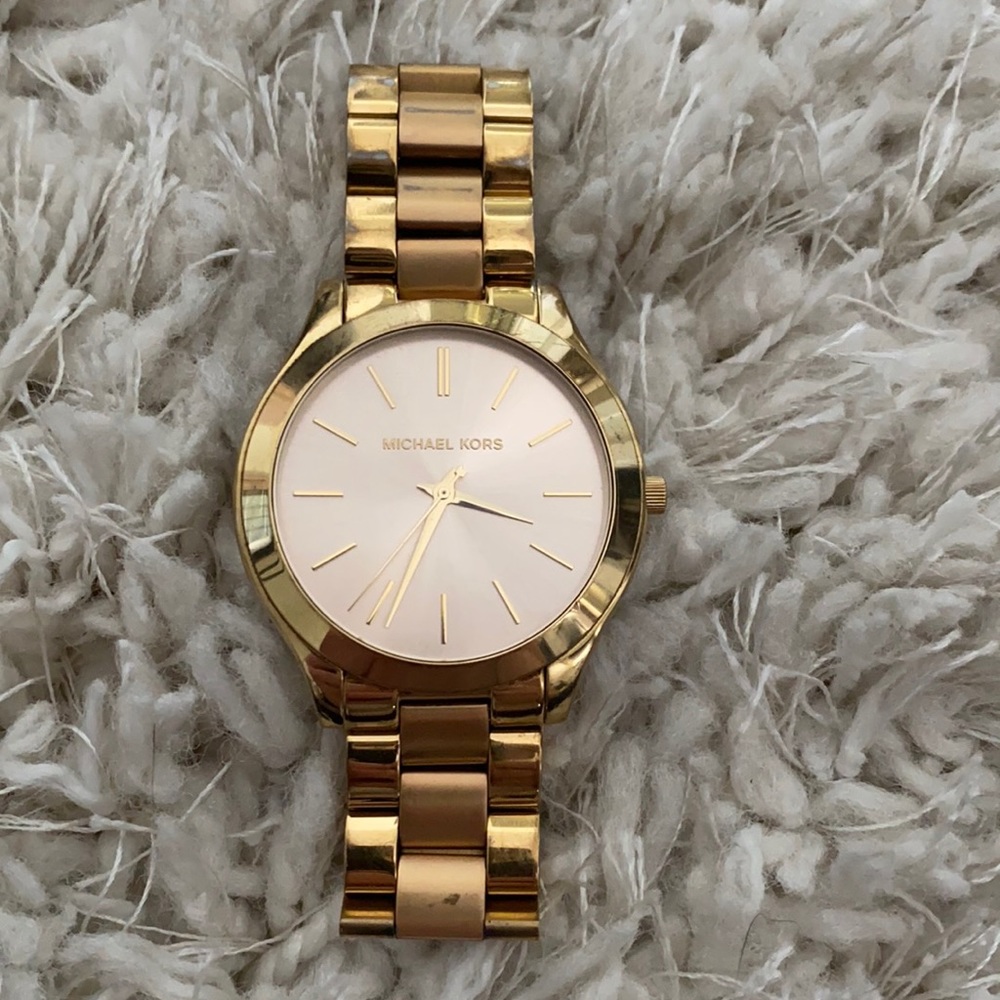 Gold/Rose Gold Michael Kors Watch